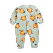 Baby Boys Girls Romper 2022 Spring Cotton Long Sleeve Cartoon Print Jumpsuit Infant Clothing Autumn Newborn Baby Girls Clothes 2024 - buy cheap