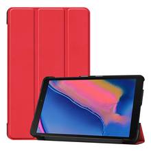 Case For Samsung Galaxy Tab A 8.0 inch 2019  Ultra Slim Leather Magnetic Stand Cover For Galaxy Tab SM-P200 SM-P205 Funda 2024 - buy cheap