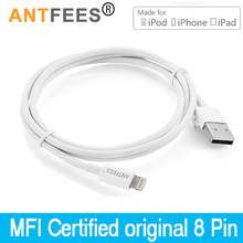 [Сертификат MFI] шнур для быстрой зарядки и синхронизации данных 2,4 А, USB-кабель для iPhone 10, 8, 7 Plus, XS, Max, XR, X, ipad, кабели для iphone, 1 м, 3 м 2024 - купить недорого