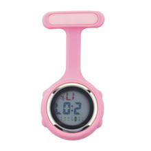 Digital Silicone Nurse Verpleegkundige Watches Fob Pocket Watch Doctor Nursing Timepiece Brooch Lapel Medical Quartz Clock Clip 2024 - buy cheap