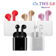 Auriculares i7s Tws inalámbricos por Bluetooth, auriculares internos manos libres deportivos con micrófono y caja de carga para iPhone y Xiaomi 2024 - compra barato