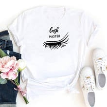 Lash Master-Camiseta de algodón para Mujer, ropa Harajuku de manga corta, informal 2024 - compra barato