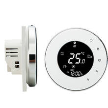 Venda quente aquecimento de água termostato de poupança energia com touchscreen display lcd semanal programável controlador temperatura ambiente 2024 - compre barato