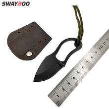 Swayboo Stainless Steel Diving Small Fixed Blade Knife Portable Pocket Knife EDC Tool With Leather Sheath 2024 - buy cheap