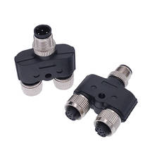 1pcs Waterproof aviation connector M12  male to female plug Y shaped 3 4 5 8 pin conversion plug sensor connector 2024 - buy cheap