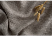 Quality flax tissu Yarn dyed  light grey fabrics Fashionable gown dress cheongsam fabric 2024 - купить недорого