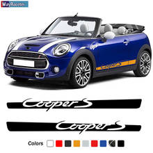 Car Door Side Stripes Skirt Sticker Body Graphics Decal For MINI Cooper S One R50 R52 R53 R56 R57 F55 F56 F57 JCW Accessories 2024 - buy cheap