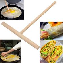 Chinese Specialty Crepe Wooden Pancake Spreader Crepe Tortilla Rake Batter Spreading Kitchen Utensil 2024 - buy cheap
