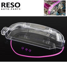 RESO--FREE доставка, прозрачная крышка шкива редуктора зубчатого ремня ГРМ для 1990-1999 Mitsubishi Eclipse с мотором 4G63 Eagle Talon 2024 - купить недорого