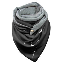 Fashion Winter Women Print Button Soft Wrap  Button Soft Wrap Casual Warm Scarves Shawls шапка зимняя женская 2024 - buy cheap