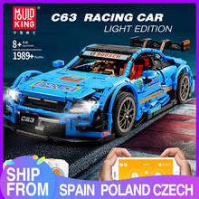 Mould King 13073 Technical Car Building Blocks Super C63 Sport Racing Car Model MOC Bricks Kids Educational Toys Birthday Gifts 2024 - buy cheap