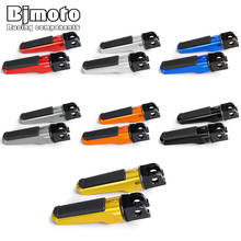 BJMOTO Foot Rest Motorcycle Front Foot Pegs Pedal Bike For HONDA CB600F HORNET CB1000R CBR600RR CBR650R CBR250R VTR1000 SP-1 2024 - buy cheap