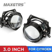 2x 3.0 inch Bi-LED Lens Headlight Lens H4 H7 H1 9005 9006 Projector LED For Citroen C4 C5 C-Crosser C-Quatre Xsara Picasso 2024 - compre barato