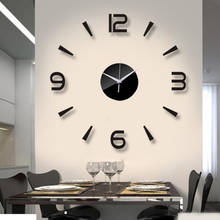 2022 New 3D Wall Clock Mirror Wall Stickers Fashion Living Room Quartz Watch DIY Home Decoration Clocks Sticker reloj de pared 2024 - buy cheap