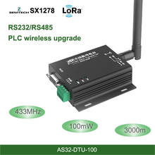 433 МГц LoRa SX1278 RS485 RS232 интерфейс rf DTU трансивер 3 км беспроводная версия 433 м блок передачи данных промышленного класса 2024 - купить недорого