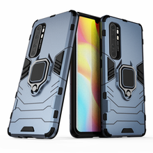 Funda con anillo para Xiaomi Mi Note 10 Lite, carcasa de silicona + PC para teléfono, funda para Xiaomi Mi Note 10 Lite 2024 - compra barato