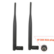 2Pcs 2.4GHz WiFi Router Antenna 5dbi Dual Band Wireless Routers Antenna RP SMA Male 2.4G 5DB Antenna Signal Booster Amplifiers 2024 - buy cheap