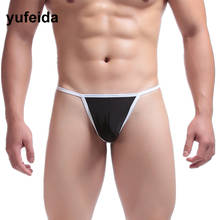 Sexy Mens Thongs Low Rise Underpants Men Underwear G-strings Gay Sissy Panties Tangas T-BACK Thongs Bikini Lingerie Jockstrap 2024 - buy cheap