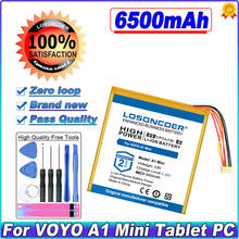 Аккумулятор 6500 мА · ч для планшета VOYO A1 Mini Tablet, батарейки для ПК 2024 - купить недорого