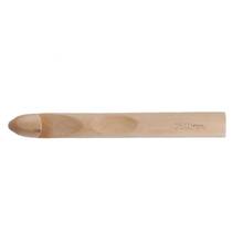 Gancho de crochê profissional de bambu natural 1 peça, artesanato, agulha de tricô, acessórios de costura, 19.6x2.5 cm(7 7/8 "x1") 2024 - compre barato