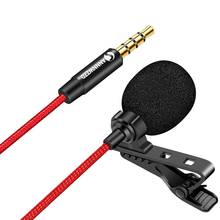 Mini Portable Lavalier Microphone Omnidirectional Metal Microphone 3.5mm Jack Mini Audio Mic for Computer Laptop Mobile Phone 2024 - buy cheap