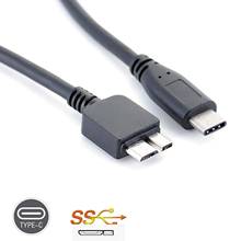 Кабель-коннектор Micro B USB 3,1 Type-C к USB 3,0 для жесткого диска смартфона сотового телефона ПК 2024 - купить недорого