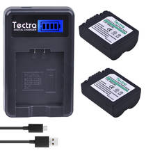 Tectra-Batería de CGA-S006 S006 DMW-BMA7, Cargador USB LCD para Panasonic DMC FZ7 FZ8 FZ18 FZ28 FZ50 FZ30 L50, 2x900mAh, CGR-S006E 2024 - compra barato