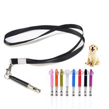 Pet Dog Training Obedience Black Whistle With Rope Ultrasonic Supersonic Sound Pitch Quiet Training Cat Whistles Pets Supplies 2024 - buy cheap