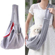Portable Reversible Pet Carrier Dog Cat Carry Bag Breathable Skin-Friendly Shoulder Bag For Outdoor Travel Pet Carrier Velvet 2024 - buy cheap
