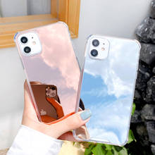 Luxury Clear Makeup Mirror Cover Case For iPhone 12 Mini 11 Pro X XS Max XR 8 7 6S Plus SE 2 2020 Silicone Shockproof Phone Case 2024 - buy cheap
