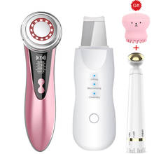 Multifunctional Beauty Instrument Facial Hot Compress Massage Lifting Skin Care Ultrasonic Skin Scrubber Facial Cleansing 2024 - buy cheap