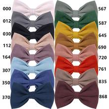 16 pcs/lot , 3" Cotton Linen Fabric Bow Clips or Nylon headbands, Baby toddlers Boutique bow hair accessories 2024 - buy cheap