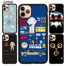 Back to the Future Car For iPhone 12 Pro Max 13 mini Case For iPhone 11 Pro Max XS XR X 7 8 Plus SE 2020 Funda 2024 - buy cheap