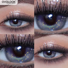 OVOLOOK-2pcs/Pair Colored Lenses for Eyes Mizuno/Hoshino Gold Powder Series Beautiful Comestic Contact Lenses Yearly Use Myopia 2024 - купить недорого