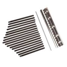 Kalimba 17 Keys Replacement Manganese Steel Thumb Keys Piano with Steel Bead Small Steel Bar Screws Metal Instruments Accessory 2024 - buy cheap