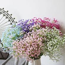 1pc gypsophila falso buquê de flores simulação de plástico para decoração de festa em casa casamento segurando flores 2024 - compre barato