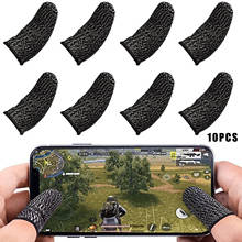 Funda de dedo para mando de juegos móvil, funda antideslizante para pantalla táctil, a prueba de sudor, 10 piezas 2024 - compra barato