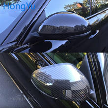 Cubierta de espejo retrovisor de fibra de carbono para Alfa Romeo Stelvio, cubierta de espejo de 2016, 2017, 2018, 2019 2024 - compra barato