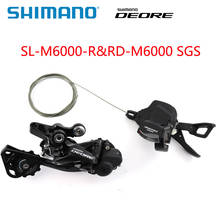 SHIMANO-palanca de cambios DEORE M6000, accesorio para bicicleta de montaña, de 10 velocidades, SL + RD M6000 2024 - compra barato