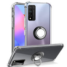For Huawei honor 10X lite DNN-LX9 Magnetic Car Shockproof Metal Finger Ring Cover Case For Huawei honor 10X lite 2024 - buy cheap