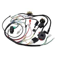 Atv 150Cc 200Cc 250Cc Ignition Coil Harness Switch Assembly Wiring Harness Coil Rectifier CDI ATV Solenoid Spark Plug Quad Pit D 2024 - compre barato