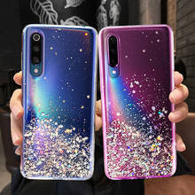 Bling Glitter Clear Star Soft Phone Case Cover For Xiaomi Mi A1 A2 A3 8 9 SE 9T Redmi 8A 9A 9C Note 7 8 8T 9 9S Lite Pro Max 2024 - buy cheap