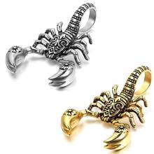 Fashion Men Necklace Scorpion Rope Clavicle Chain Lobster Extended Chain Charm Pandant Necklace Jewelry 2024 - buy cheap