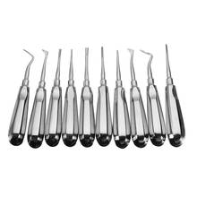 10Pcs Dental elevator Stainless Steel Tooth Elevator Dentist Tools Stright Curved Root Elevator Dental Lab Equipment 2024 - buy cheap