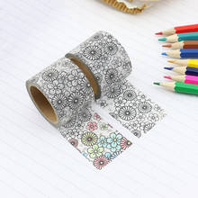 30mmx5m painting washi tapes color Dividing Stickers border masking adhesive  paper washi tape DIY Scrapbooking Hand account 2024 - buy cheap