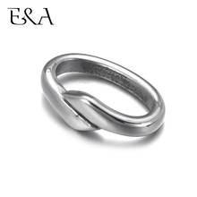 316L Stainless Steel Oval Large Hole Slide Beads 12x6mm Leather Cord Bracelet Spacer Charms DIY Jewelry Making Men Accessories 2024 - buy cheap