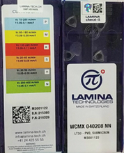 WCMX040208 NN-LT30  100% original Lamina Carbide insert Processing: stainless steel, alloy steel. Etc. 2024 - buy cheap