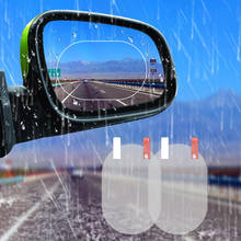 2Pcs Car Rearview Mirrors Glass Rainproof Fog Window Film Anti-fog mirror Car film window Waterproof Rainproof Protective Film 2024 - buy cheap