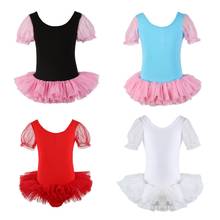 Girls Ballet Tutu Tulle Dress Sleeveless Gymnastics Leotard Pink Bow Pattern Ballet Leotard For Girl Ballerina 2024 - buy cheap