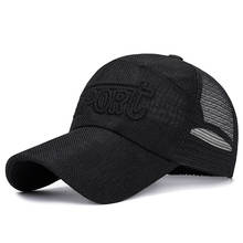 Summer Thin Mesh Breathable Unisex Baseball Caps Adjustable Sports Sun Hat For Women Men Outdoor Male Cap 2024 - buy cheap